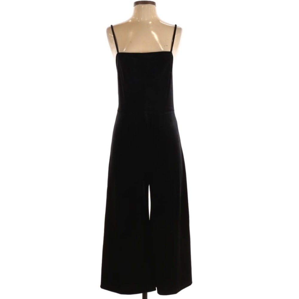 NWT Black Velvet Jumpsuit